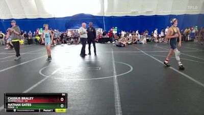 96 lbs Round 4 (8 Team) - Cassius Braley, Olmsted Falls vs Nathan Gates, FORGE