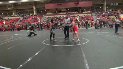 150 lbs Round 2 - Jeremiah Fulfer, Brawlers vs Tatyana Lozano, Wellington Youth Wrestling