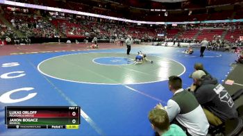 D3-113 lbs Cons. Round 1 - Lukas Orloff, Pecatonica/Argyle vs Jaxon Bogacz, Bonduel