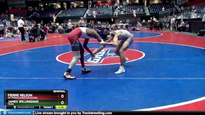 1A-120 lbs Semifinal - James Willingham, Trion vs Pierre Nelson, Mt. Pisgah Christian School