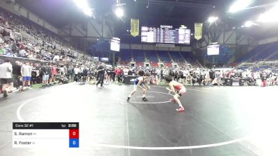 113 lbs Cons 32 #1 - Santana Ramon, Michigan vs Reid Foster, Iowa