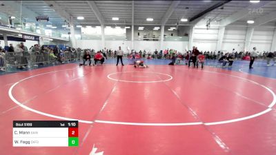 106 lbs Round Of 16 - Connor Mann, Saint John's Pioneer WC vs Walker Fogg, Oxford Hills