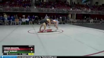 220 lbs Round 2 (3 Team) - Brady Burkart, Gretna vs Carson Brachtel, Papillion-La Vista South