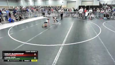 74 lbs Champ. Round 3 - Logan Gass, Moen Wrestling Academy vs Oakley Blankenship, Prodigy Wrestling