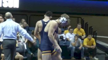 184 lbs Dalton Robertson, UNC vs Jackson Moomau, WVU