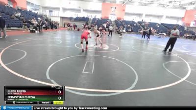 125 lbs Quarterfinal - Sebastian Chiesa, Penn State Behrend vs Chris Hong, Wesleyan (CT)