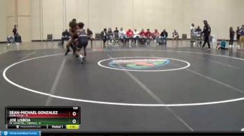 129 lbs Round 4 (6 Team) - Sean-Michael Gonzalez, Kame Style vs Joe Lisboa, St. Lucie PAL / Tropics