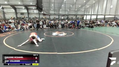 115 lbs Quarterfinal - Marjorie McDaniel, WA vs Xoey Zollinger, ID