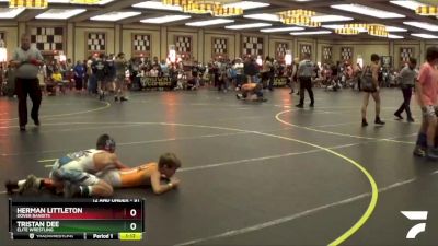 91 lbs Cons. Round 2 - Tristan Dee, Elite Wrestling vs Herman Littleton, Dover Bandits