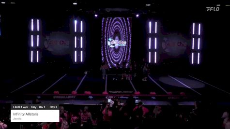 Infinity Allstars - Jewels [2023 Level 1 w/R - Tiny--Div 1 Day 1] 2023 The All Out Nationals
