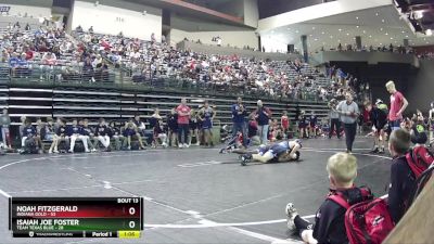 140 lbs Round 5 (6 Team) - Isaiah Joe Foster, Team Texas Blue vs Noah Fitzgerald, Indiana Gold