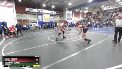 190 lbs Champ. Round 1 - Jackson Evans, Glendora vs Noah Ponce, Redondo Union