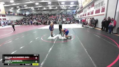 285 lbs Champ. Round 2 - Joseph Sarmiento, Durango NV vs William Alejandrez-Dougherty, Coolidge