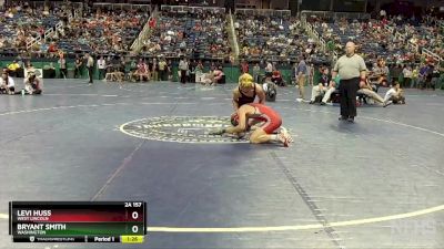 2A 157 lbs Quarterfinal - Bryant Smith, Washington vs Levi Huss, West Lincoln