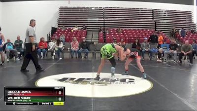 119 lbs Round 2 (8 Team) - Lincoln James, Beast Mode vs Walker Share, Minions Green (GA)