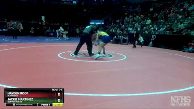 165-4A Champ. Round 1 - Hayden Roof, Roosevelt vs Jackie Martinez, Denver North