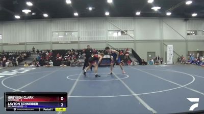 145 lbs Placement Matches (16 Team) - Greyson Clark, Wisconsin vs Layton Schneider, Oklahoma Red