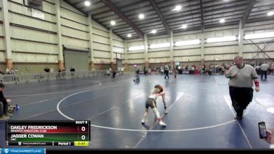 50 lbs Quarterfinal - Jagger Cowan, JWC vs Oakley Fredrickson, Wasatch Wrestling Club