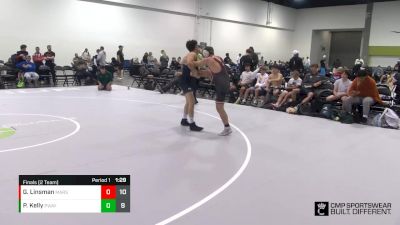 138 lbs Finals (2 Team) - Paul Kelly, Poway vs Gavin Linsman, Kansas Marshals