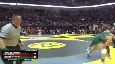 D1-285 lbs Champ. Round 1 - Jibril Bradford, Cin. Northwest vs Nathan Gregory, St. Edward