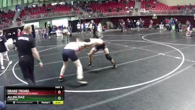 140 lbs 1st Place Match - Allen Diaz, Lexington vs Drake Troxel, Nebraska Wrestling Academy