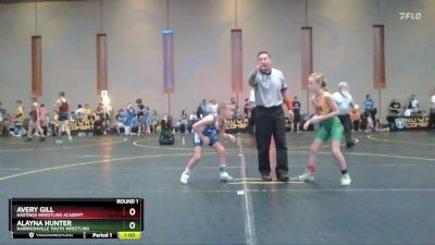 65 lbs Round 1 - Avery Gill, Hastings Wrestling Academy vs Alayna Hunter, Harrisonville Youth Wrestling