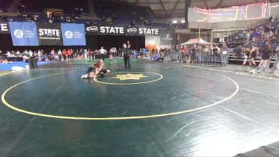 127 lbs Cons. Semi - Sophia Moreno, Steelclaw Wrestling Club vs Keely Talavera, South West Washington Wrestling Club