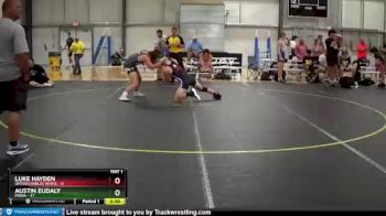 150 lbs Quarterfinals (8 Team) - Austin Eudaly, POWA vs Luke Hayden, Untouchables White