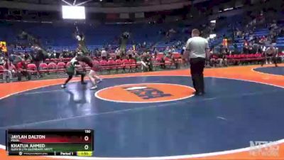 130 lbs Cons. Round 2 - Jaylah Dalton, Pekin vs Khatija Ahmed, Glen Ellyn (Glenbard West)