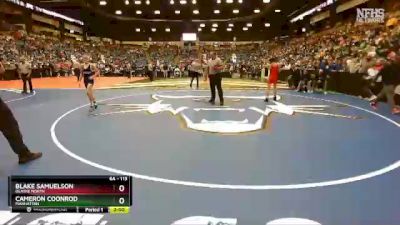 6A - 113 lbs Quarterfinal - Blake Samuelson, Olathe North vs Cameron Coonrod, Manhattan