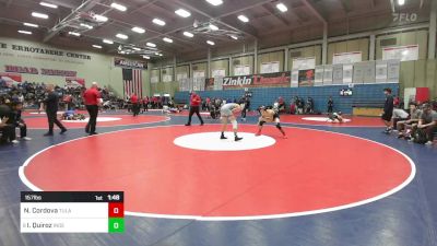 157 lbs Round Of 64 - Nathan Cordova, Tulare Union vs Isaac Quiroz, Independence (Bakersfield)