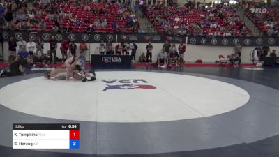 92 kg Cons 8 #2 - Karson Tompkins, Texas vs Soren Herzog, Air Force Regional Training Center