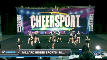 Millard United Sports - Millard United Spirit Elite Diamonds - Millard United Spirit Elite Diamonds [2022 L2 Performance Rec - 14Y (NON) Day 1] 2022 CHEERSPORT Council Bluffs Classic