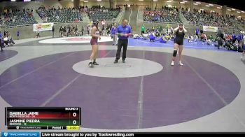 157 lbs Round 3 (4 Team) - Jasmine Piedra, Redmond vs Isabella Jaime, North Medford