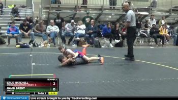 72 lbs Round 2 (6 Team) - Gavin Brent, SAW vs Crue Hatchell, American Gladiators-Venom