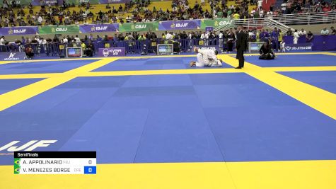 ANTONIO APPOLINARIO vs VICTOR MENEZES BORGES 2024 Brasileiro Jiu-Jitsu IBJJF