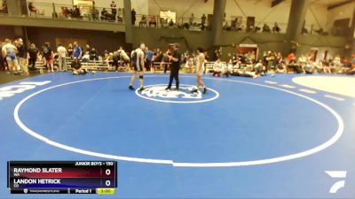 150 lbs Cons. Round 2 - Raymond Slater, WA vs Landon Hetrick, CO