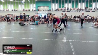 126 lbs Round 3 (4 Team) - Hayden Smith, U2 Upstate Uprising vs Jeremiah Garcia, Bulldog WC