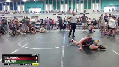 88 lbs Finals (8 Team) - Toby Bernash, U2 Upstate Uprising vs Bryce Fiore, Cocoa Beach WC