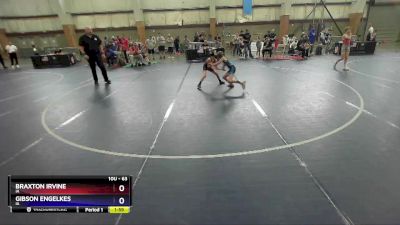 63 lbs Cons. Round 2 - Braxton Irvine, IA vs Gibson Engelkes, IA