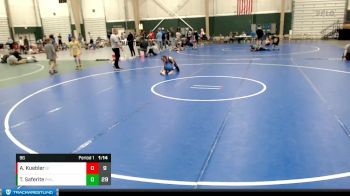 96 lbs Round 6 (8 Team) - Ayden Kuebler, G.I. Grapplers vs Tucker Saferite, Phillipsburg