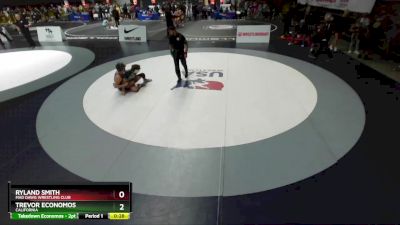 150 lbs Cons. Round 7 - Trevor Economos, California vs Ryland Smith, Mad Dawg Wrestling Club