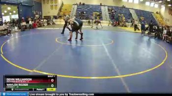 132 lbs Round 1 (8 Team) - Waylon Rozier, Camden 1 vs Devin Williamson, Backyard Boyz Black