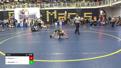 56 lbs Semifinal - Daxon Bench, Bethel Park vs Jacobi Burkett, Orchard W.C.