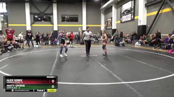 100 lbs Round 1 (6 Team) - Alex Sebek, Chasing Titles vs Matti Givens, SOTM Black