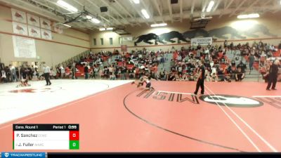 105 lbs Cons. Round 1 - James Fuller, Anacortes Hawkeyes Wrestling Club vs Paxton Sanchez, Cement City Wrestling Club