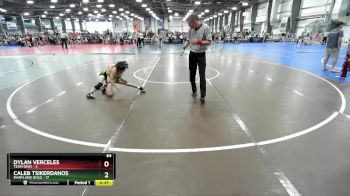 64 lbs Rd# 2 10:30am Friday - Dylan Verceles, Team Ohio vs Caleb Tsikerdanos, Maryland GOLD