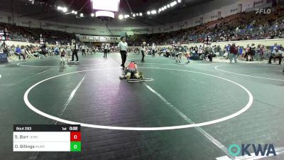 3rd Place - Silas Burr, Jenks Trojan Wrestling Club vs Owen Billings, Murray County Takedown Club