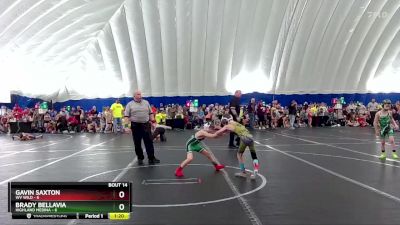 56 lbs Round 4 (8 Team) - Brady Bellavia, Highland Medina vs Gavin Saxton, WV Wild