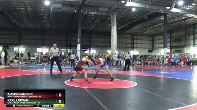 144 lbs Round 1 (4 Team) - Karl Ludwig, GREAT NECK WRESTLING CLUB vs Austin Sanders, BEASTWORKS WRESTLING CLUB